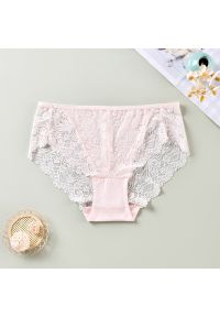 Intica - Figi koronkowe z delikatnym wykończeniem Zlatija. Kolor: beżowy. Materiał: koronka. Wzór: koronka