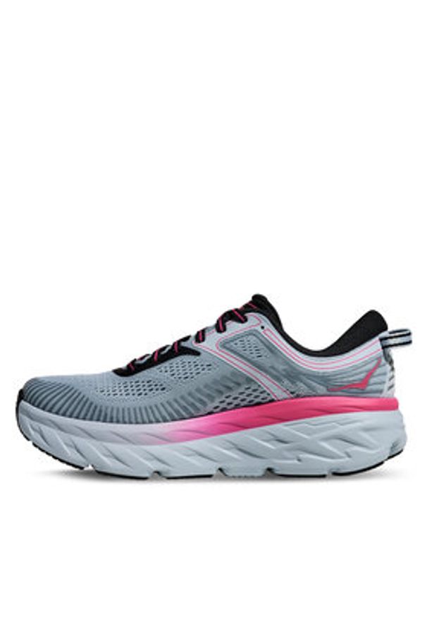 HOKA - Hoka Buty do biegania Bondi 7 1110519 Niebieski. Kolor: niebieski. Materiał: materiał