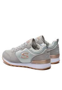 skechers - Skechers Sneakersy Goldn Gurl 111/LTGY Szary. Kolor: szary. Materiał: materiał #6