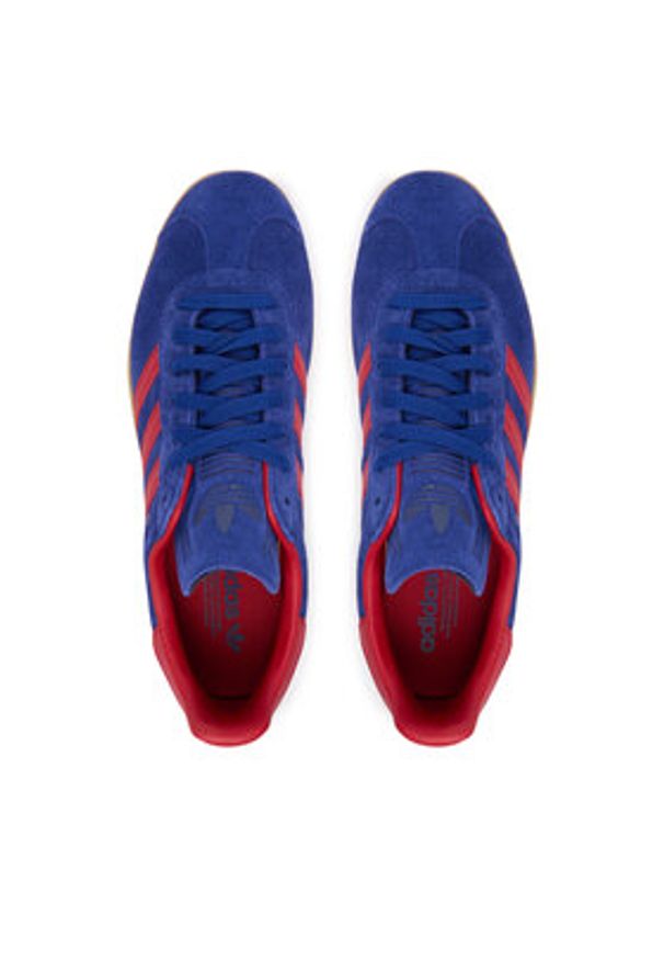 Adidas - adidas Sneakersy Gazelle JR6293 Granatowy. Kolor: niebieski. Materiał: zamsz, skóra. Model: Adidas Gazelle