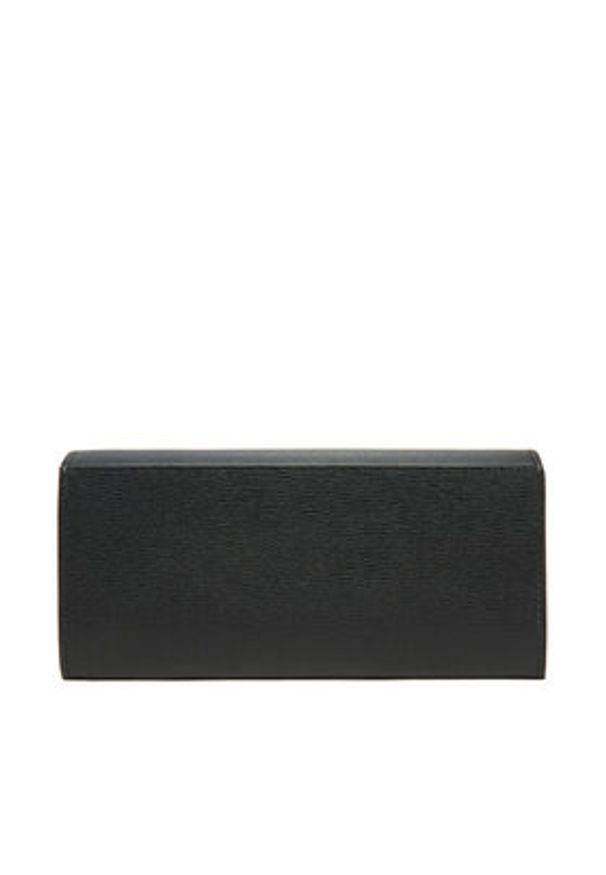 Longchamp Duży Portfel Damski 044871 Czarny. Kolor: czarny. Materiał: skóra