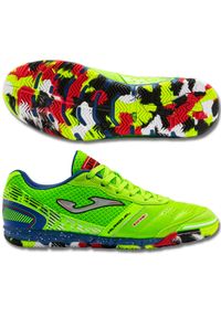 Buty piłkarskie halowe Joma Mundial treningowe halówki. Kolor: zielony. Sport: piłka nożna