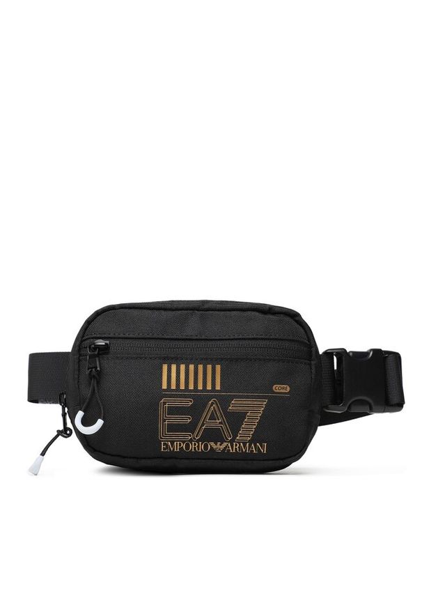 Saszetka nerka EA7 Emporio Armani. Kolor: czarny