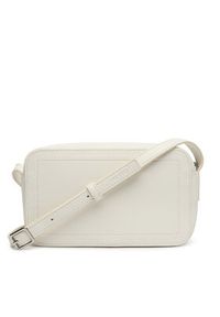 Calvin Klein Torebka Bold Ck Camera Bag LV04F3220G Biały. Kolor: biały. Materiał: skórzane #5