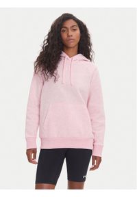 Under Armour Bluza Ua Rival 1379500 Różowy Loose Fit. Kolor: różowy. Materiał: bawełna