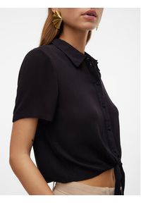 Vero Moda Koszula Menny 10303694 Czarny Relaxed Fit. Kolor: czarny. Materiał: wiskoza #5