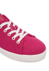 TOMMY HILFIGER - Tommy Hilfiger Tenisówki FW0FW09171 Różowy ciemny. Kolor: różowy. Materiał: materiał #3