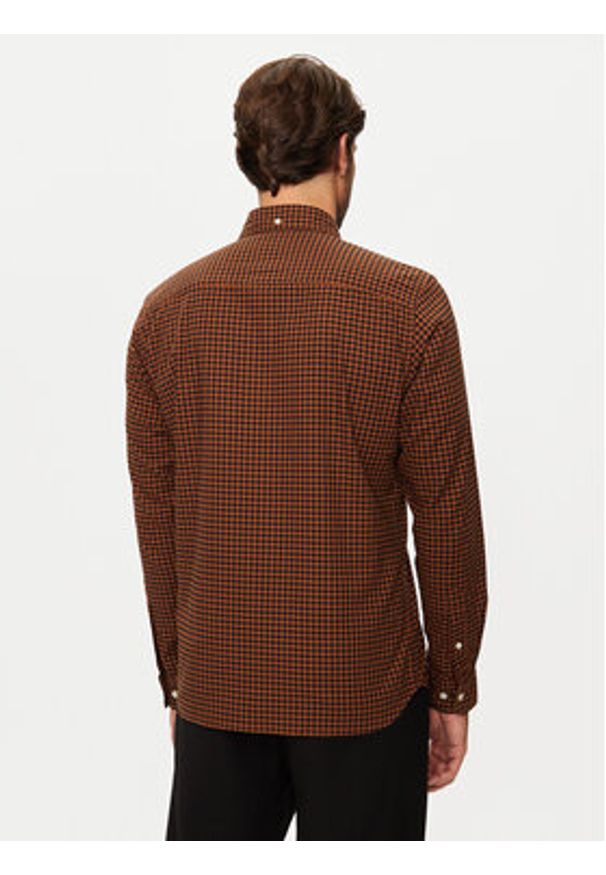 Jack & Jones Koszula Brook 12192150 Brązowy Slim Fit. Kolor: brązowy. Materiał: bawełna