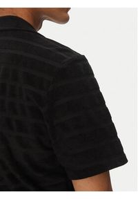 Hugo - HUGO Koszula Ellino 50539351 Czarny Relaxed Fit. Kolor: czarny. Materiał: bawełna #4