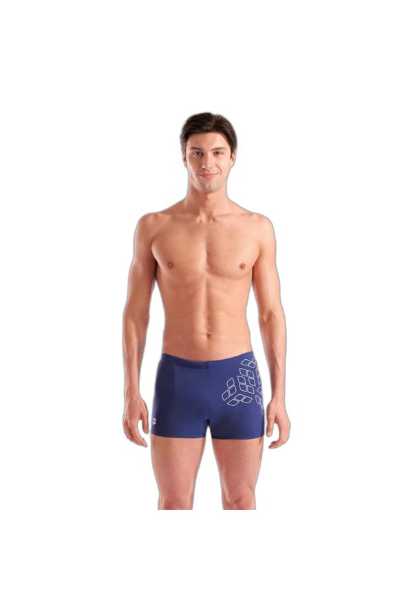 Kąpielówki Arena Kikko Graphic. Kolor: niebieski, biały, wielokolorowy