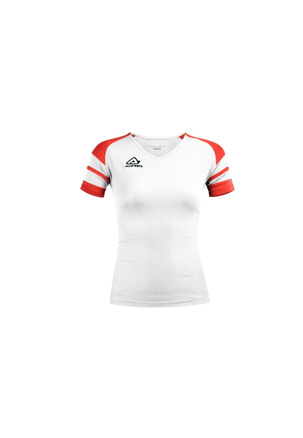ACERBIS - Koszulka dziewczęca Acerbis Kemari. Kolor: czerwony, biały, wielokolorowy. Materiał: materiał. Sport: piłka nożna