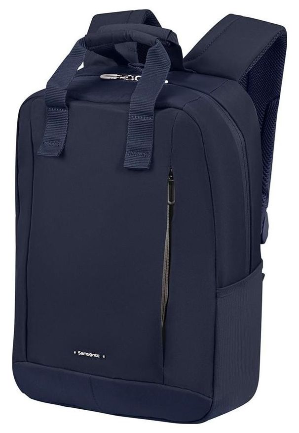 Plecak Samsonite Guardit Classy 14.1'' granatowy. Kolor: niebieski. Materiał: materiał, tkanina. Styl: biznesowy