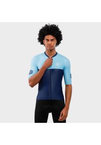 SIROKO - Mężczyzna Kolarstwo Męska koszulka rowerowa z krótkim rękawem M2 Teide Navy. Kolor: niebieski. Długość rękawa: krótki rękaw. Długość: krótkie. Sport: kolarstwo #1