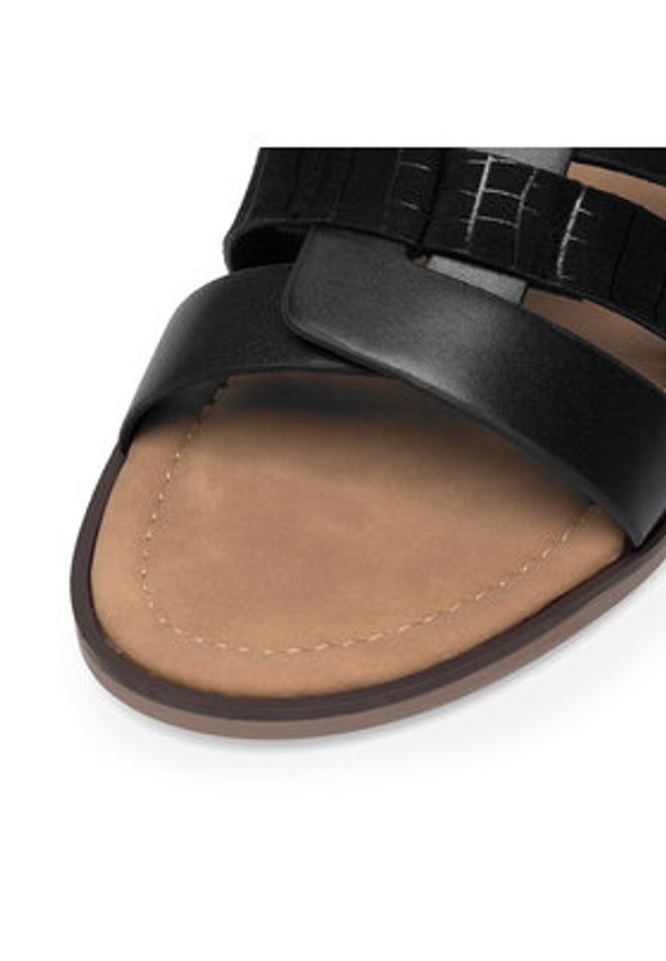 Jenny Fairy Klapki WYL0710-7 Czarny. Kolor: czarny. Materiał: skóra