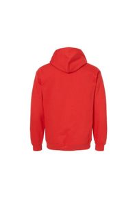 GILDAN - Bluza Z Kapturem Dla Dorosłych Unisex Softstyle Fleece Midweight. Typ kołnierza: kaptur. Kolor: czerwony