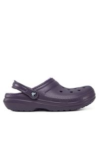 Crocs Klapki Classic Lined Clog 203591 Fioletowy. Kolor: fioletowy