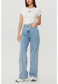 Tommy Jeans - TOMMY JEANS Damski t-shirt w kolorze ecru, Rozmiar M. Kolor: beżowy #4