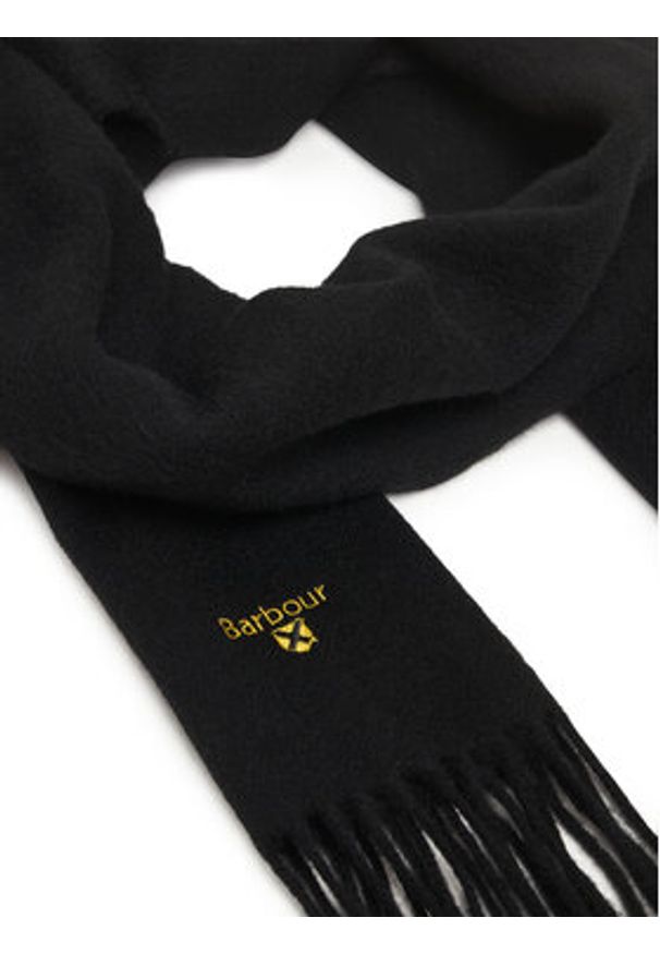 Barbour Szalik Plain USC0008 Czarny. Kolor: czarny. Materiał: wełna, materiał