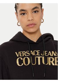 Versace Jeans Couture Bluza 78HAIT01 Czarny Regular Fit. Typ kołnierza: kołnierzyk włoski. Kolor: czarny. Materiał: bawełna #4