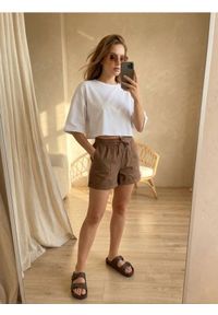 Sinsay - Bawełniana koszulka basic - biały. Kolor: biały. Materiał: bawełna