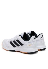 Adidas - adidas Buty halowe Ligra 8 JI1505 Biały. Kolor: biały. Materiał: materiał #3