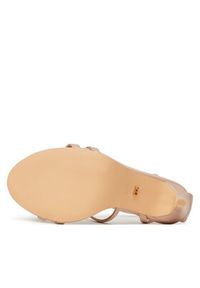 DeeZee Sandały F89725-252 Beżowy. Kolor: beżowy. Materiał: skóra