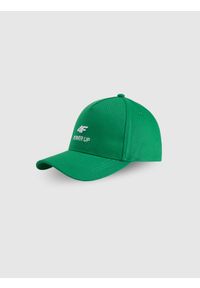 4f - 4F Czapka z daszkiem strapback uniseks - zielona S/M. Kolor: zielony. Materiał: bawełna, materiał. Styl: casual #1