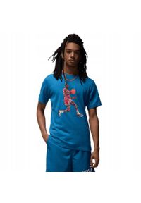 T-shirt Męski Nike Jordan Flight Essentials Tee Legend. Kolor: niebieski. Sport: fitness