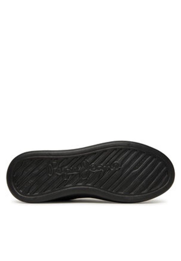 Pepe Jeans Sneakersy Yara Night W PLS000003 Czarny. Kolor: czarny. Materiał: skóra