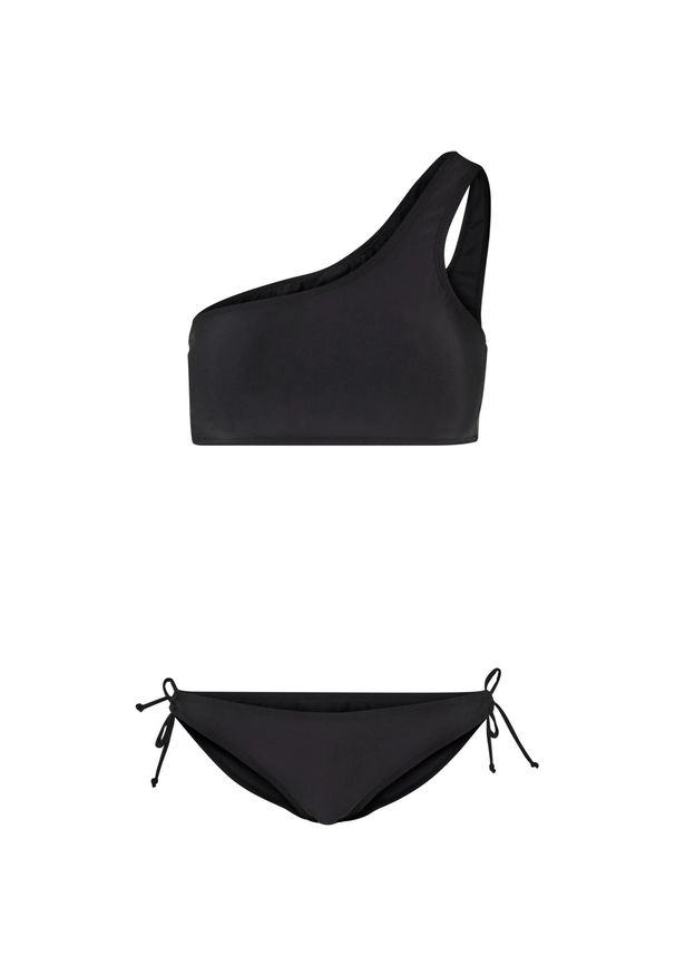 Urban Classics - Asymetryczne Bikini Dla Kobiet. Kolor: czarny