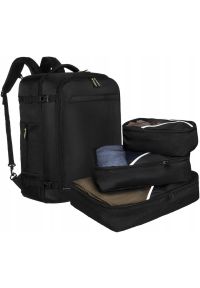 Plecak podróżny Peterson [DH] PTN PLG-05-T czarny. Kolor: czarny. Styl: sportowy, casual
