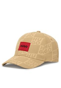 Hugo - Czapka z daszkiem HUGO. Kolor: beżowy #1