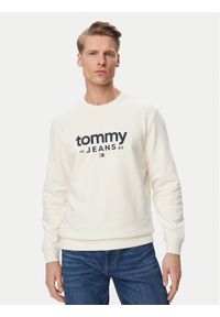 Tommy Jeans Bluza Graphic DM0DM23392 Biały Regular Fit. Kolor: biały. Materiał: bawełna #1