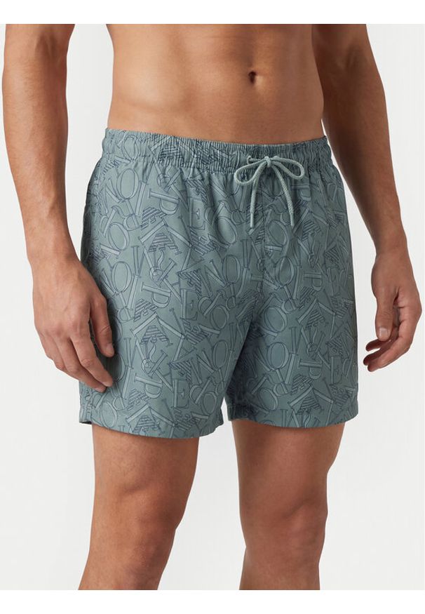 Emporio Armani Szorty kąpielowe EM000583 AF20440 F9027 Niebieski. Kolor: niebieski. Materiał: syntetyk