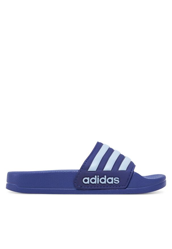 Adidas - Klapki adidas. Kolor: niebieski