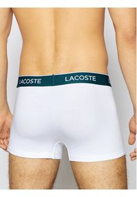 Lacoste Komplet 3 par bokserek 5H3389 Biały. Kolor: biały. Materiał: bawełna #3