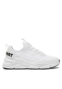 Plein Sport Sneakersy UADS USC0608 STE003N Biały. Kolor: biały. Materiał: materiał