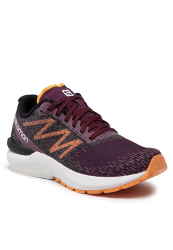 salomon - Salomon Buty do biegania Sonic 5 Balance W 417104 20 V0 Bordowy. Kolor: czerwony. Materiał: materiał