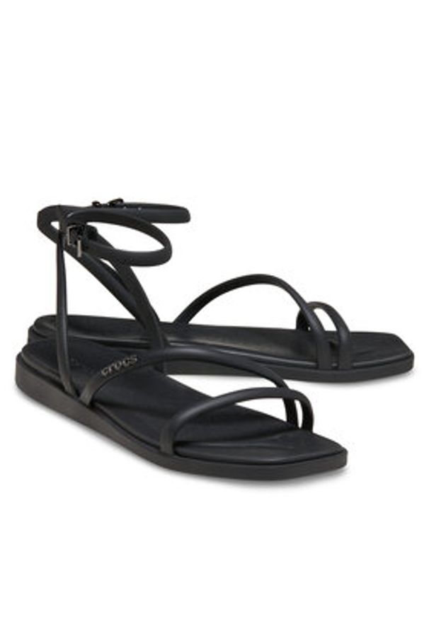 Crocs Sandały Miami Ankle Strap Sandal 212256 Czarny. Kolor: czarny