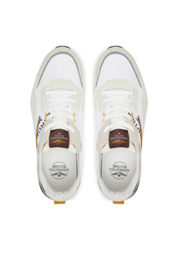 Aeronautica Militare Sneakersy 251SC286CT3543 Biały. Kolor: biały. Materiał: skóra, zamsz