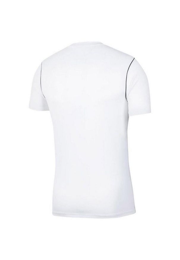 Nike - Męska Koszulka Z Krótkim Rękawem Dry Park VII. Kolor: biały. Długość rękawa: krótki rękaw. Długość: krótkie. Sport: turystyka piesza