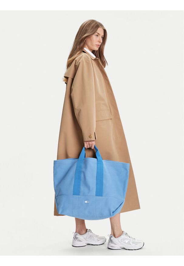 Tommy Jeans Torebka Tjw Tote Edition Canvas AW0AW17542 Niebieski. Kolor: niebieski