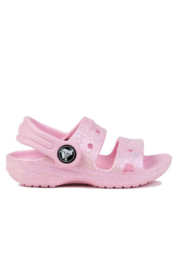 Sandały dziecięce dla dziewczynek Crocs CLASSIC CROCS GLITTER. Kolor: różowy
