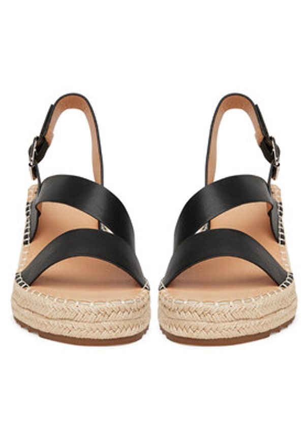 DeeZee Espadryle RS07-24 Czarny. Kolor: czarny. Materiał: syntetyk, materiał