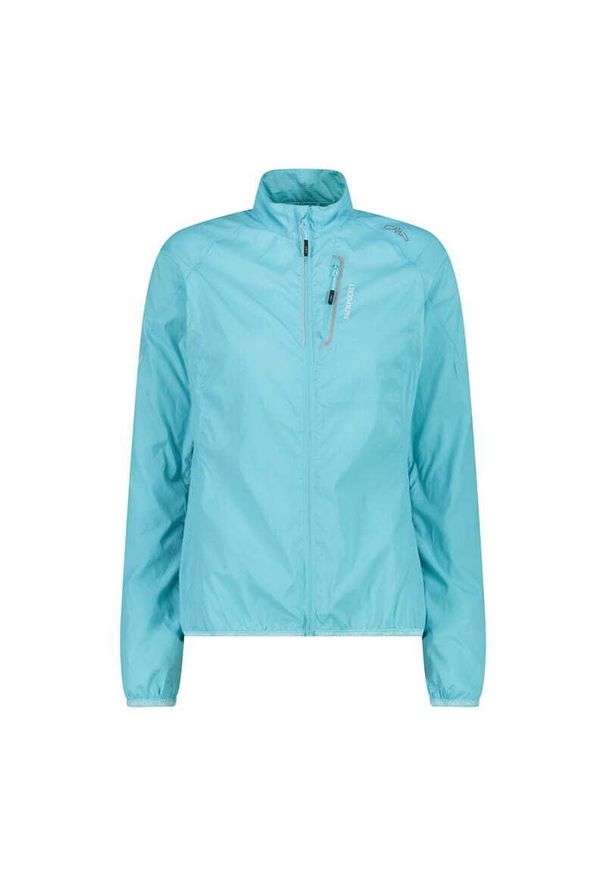 Damska kurtka wodoodporna CMP. Kolor: wielokolorowy, niebieski, szary. Sport: turystyka piesza, wspinaczka