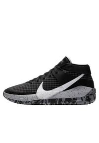 Buty koszykarskie męskie Nike KD13. Wysokość cholewki: za kostkę. Zapięcie: sznurówki. Kolor: czarny. Materiał: materiał, syntetyk, tkanina. Szerokość cholewki: normalna
