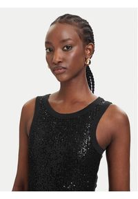 Guess Top W6GP26 K3157 Czarny Slim Fit. Kolor: czarny. Materiał: bawełna #5