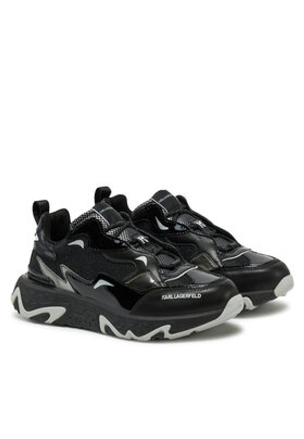 Karl Lagerfeld - KARL LAGERFELD Sneakersy Blaze KL62423M Czarny. Kolor: czarny. Materiał: skóra
