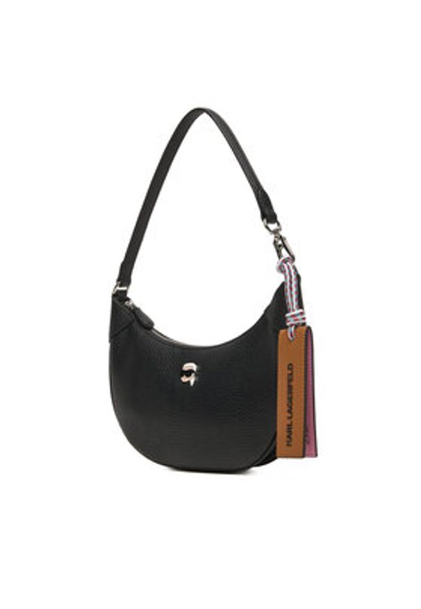 Karl Lagerfeld - KARL LAGERFELD Torebka A4W30007 Czarny. Kolor: czarny. Materiał: skórzane