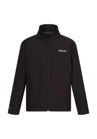 Regatta - Kurtka Softshell Dziecięca Cera. Kolor: czarny. Materiał: softshell